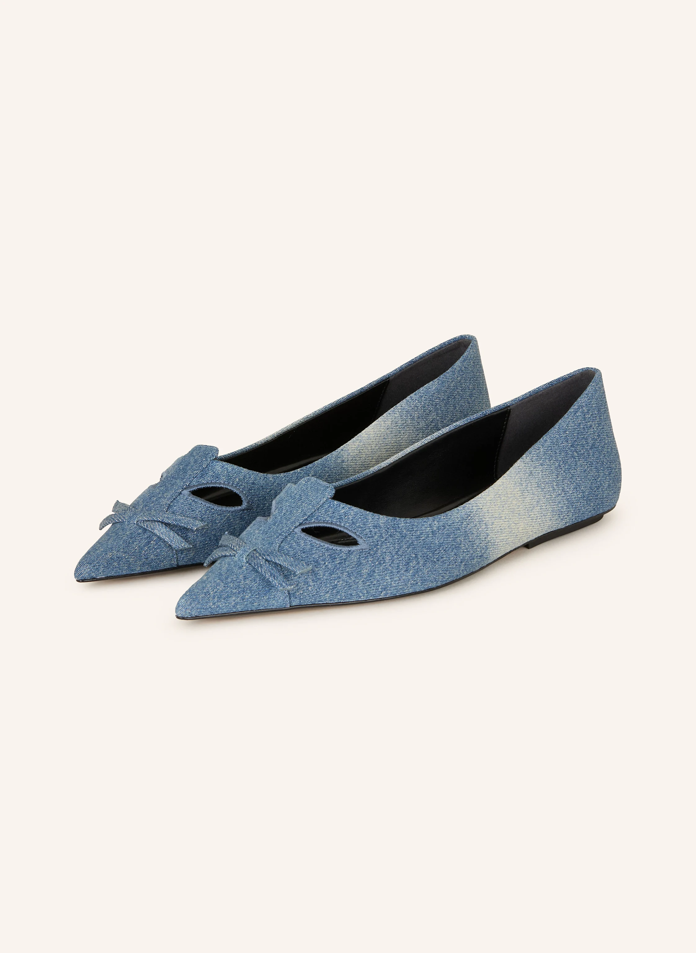 MARC JACOBS Ballerinas in Jeansoptik