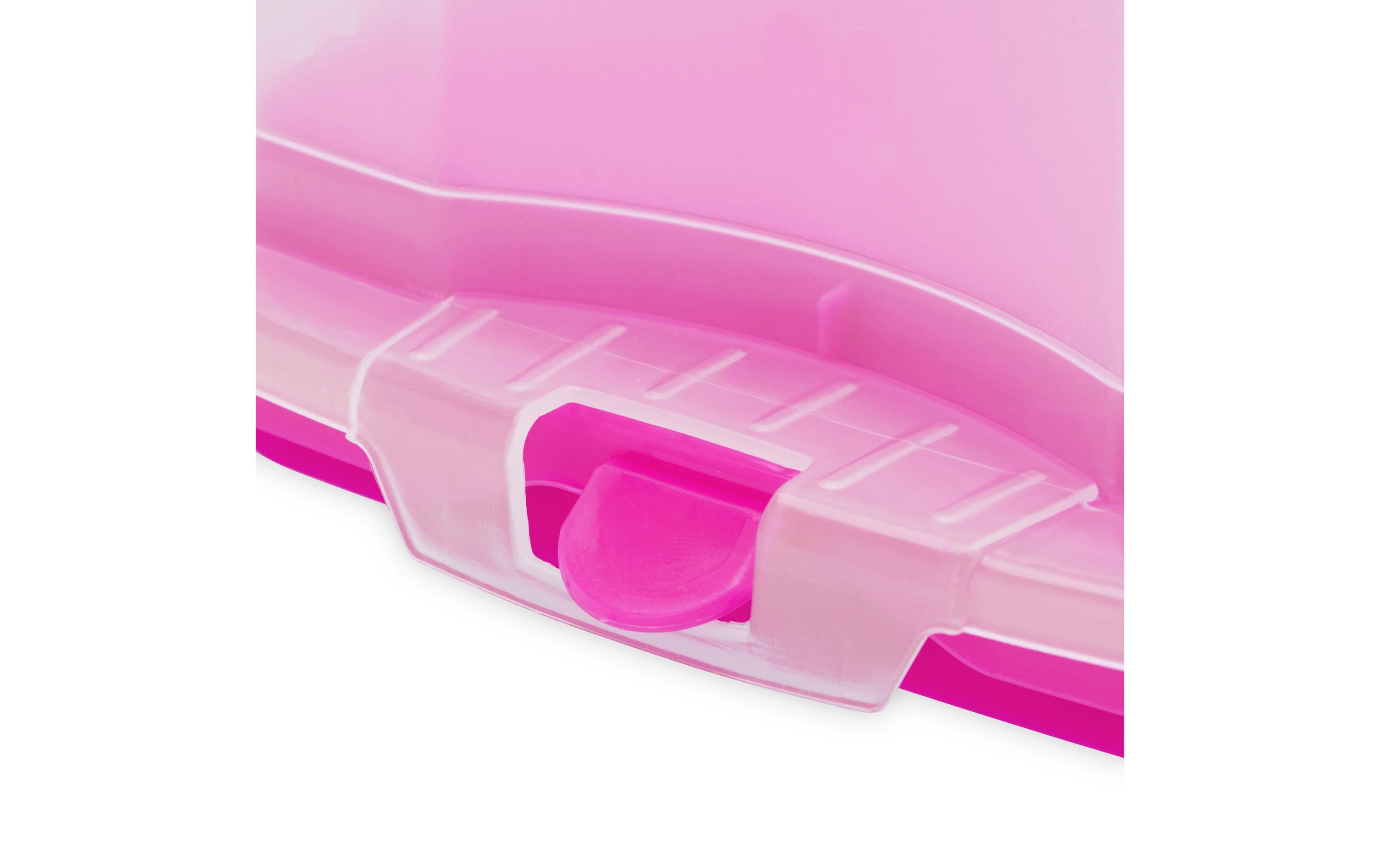 Cakebutler Pink/TransparentKuchenträger mit abnehmbarer Haube