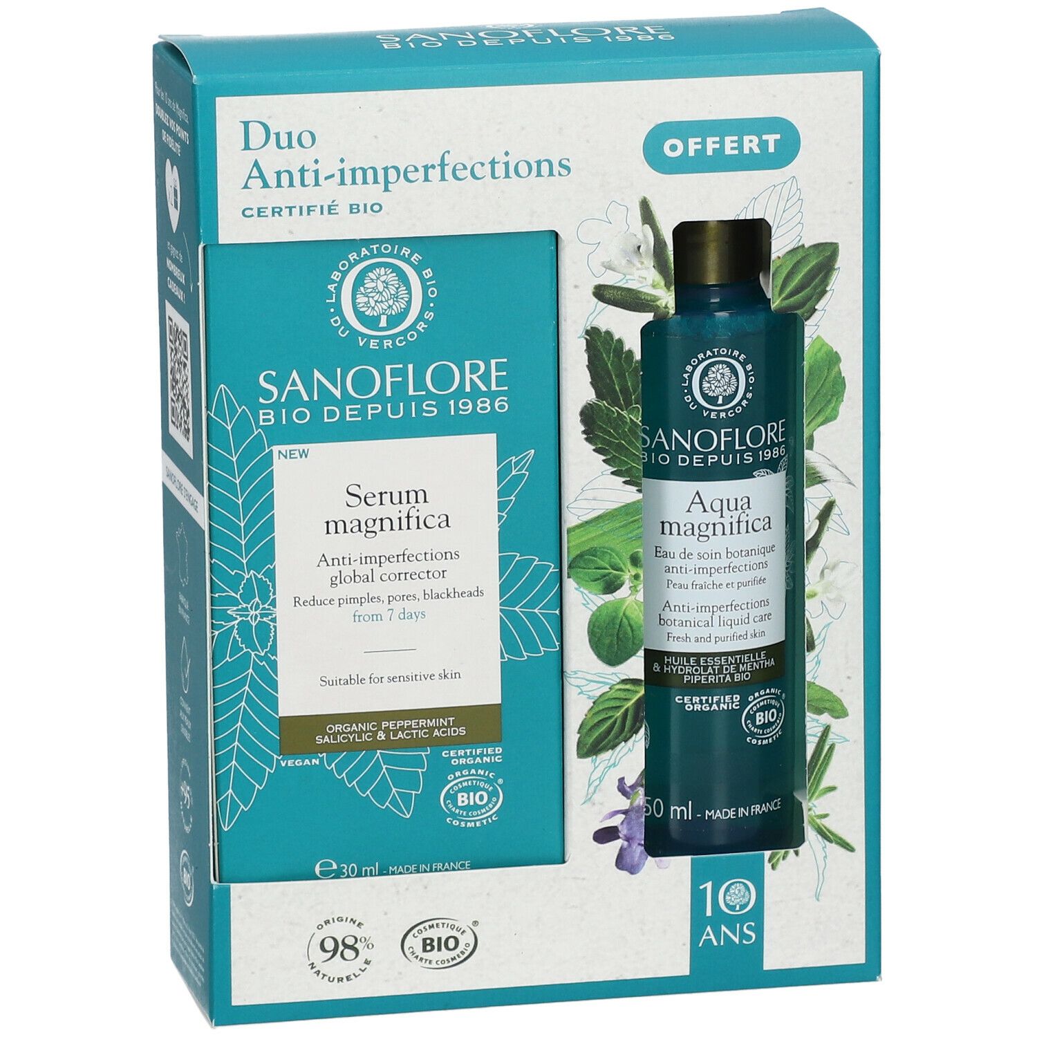 SANOFLORE Coffret Magnifica Duo Anti-Imperfektionen Bio-zertifiziert