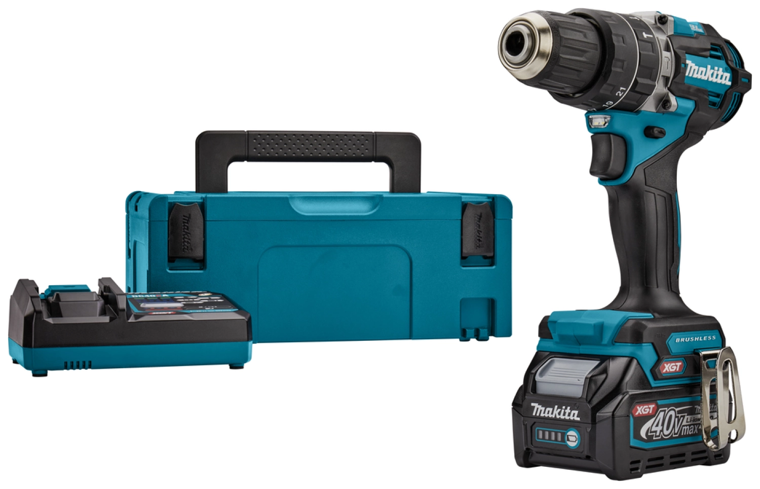 Makita HP002GA101 XGT 40V Max Li-ion Accu klopboor- /schroefmachine (1x 2,0 Ah) in Mbox