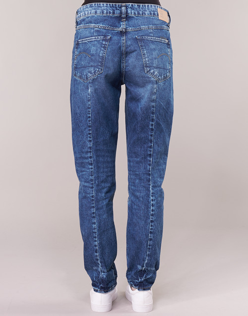 G-Star Raw - 3301-L MID BOYFRIEND DIAMOND - Bleu Light Vintage Aged