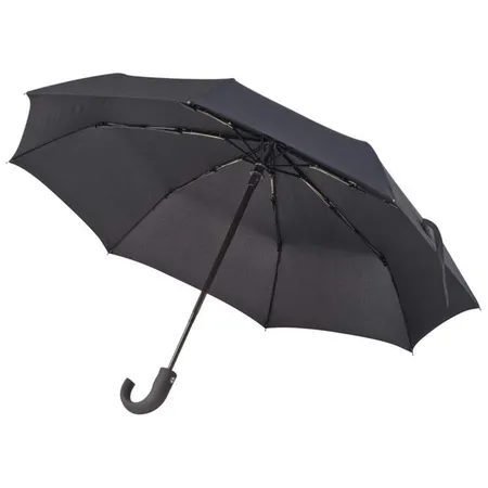 Macma Ferraghini Automatik-Taschenregenschirm, schwarz
