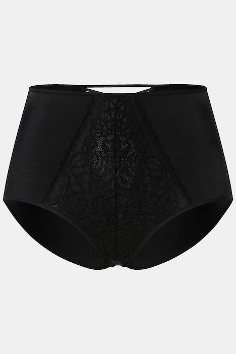 Maxislip, Spitzen-Einsatz, High Waist