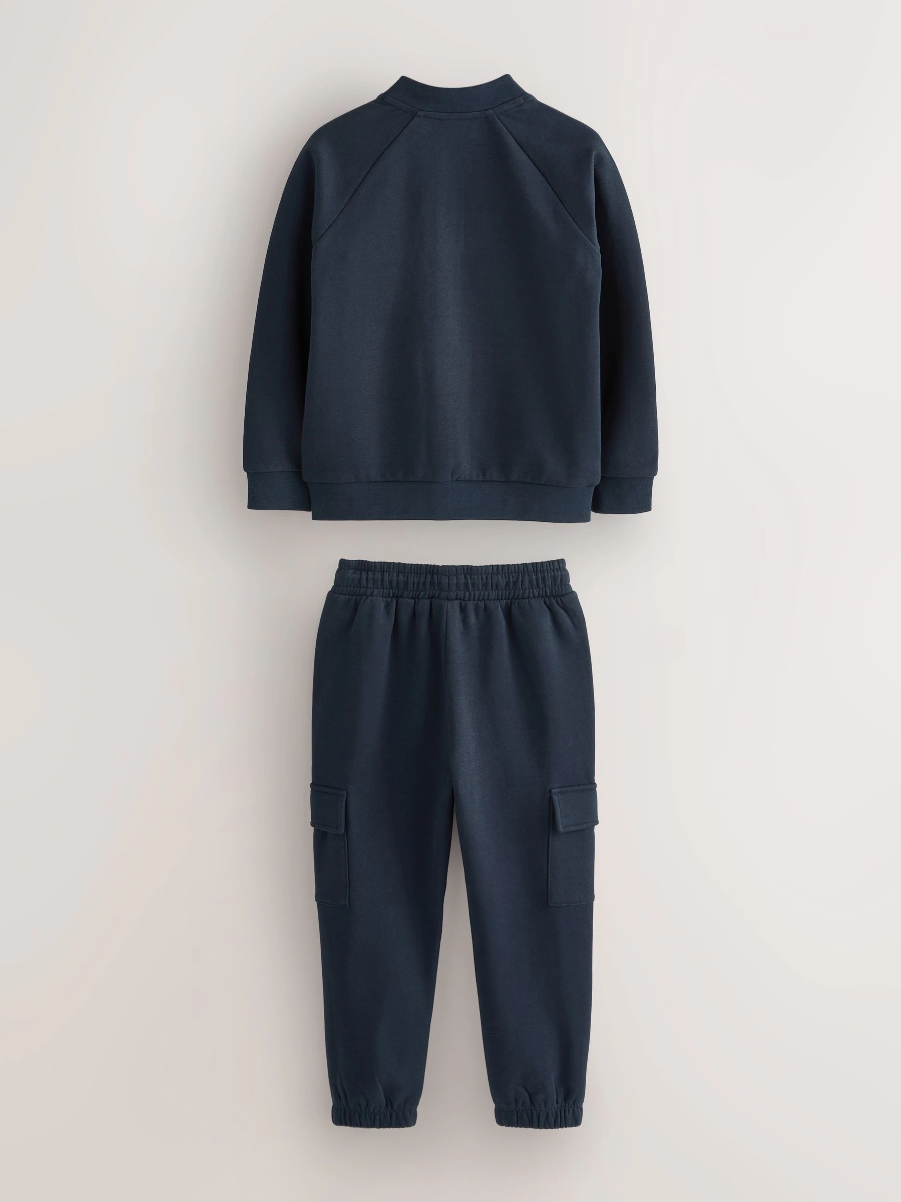 Marineblauw - Baker by Ted Baker Bomber Jacket, T-Shirt and Joggers 3 Piece Set