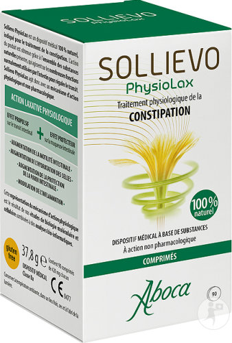 Aboca Sollievo Physiolax Pour Le Traitement De La Constipation 90 Comprimés