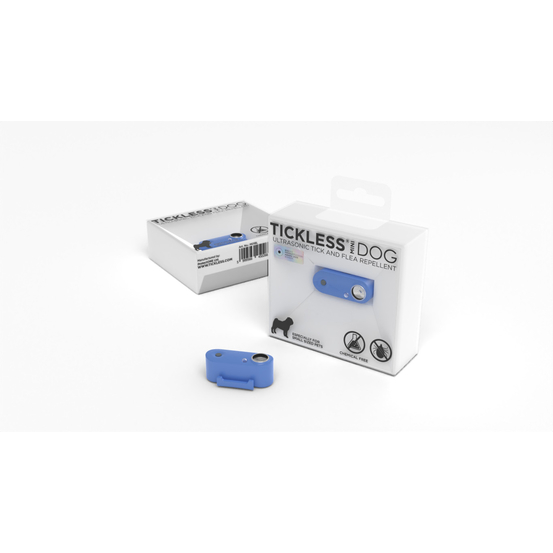 Répulsif rechargeable à ultrasons pour chien Tickless Mini Dog bleu