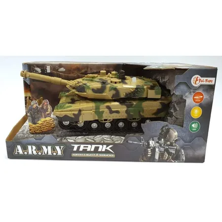 Toi-Toys ARMY Tank mit Licht und Sound, 24 cm