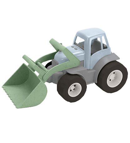 Dantoy BIO Plastic Traktor m. Grab - Blå/ Grøn
