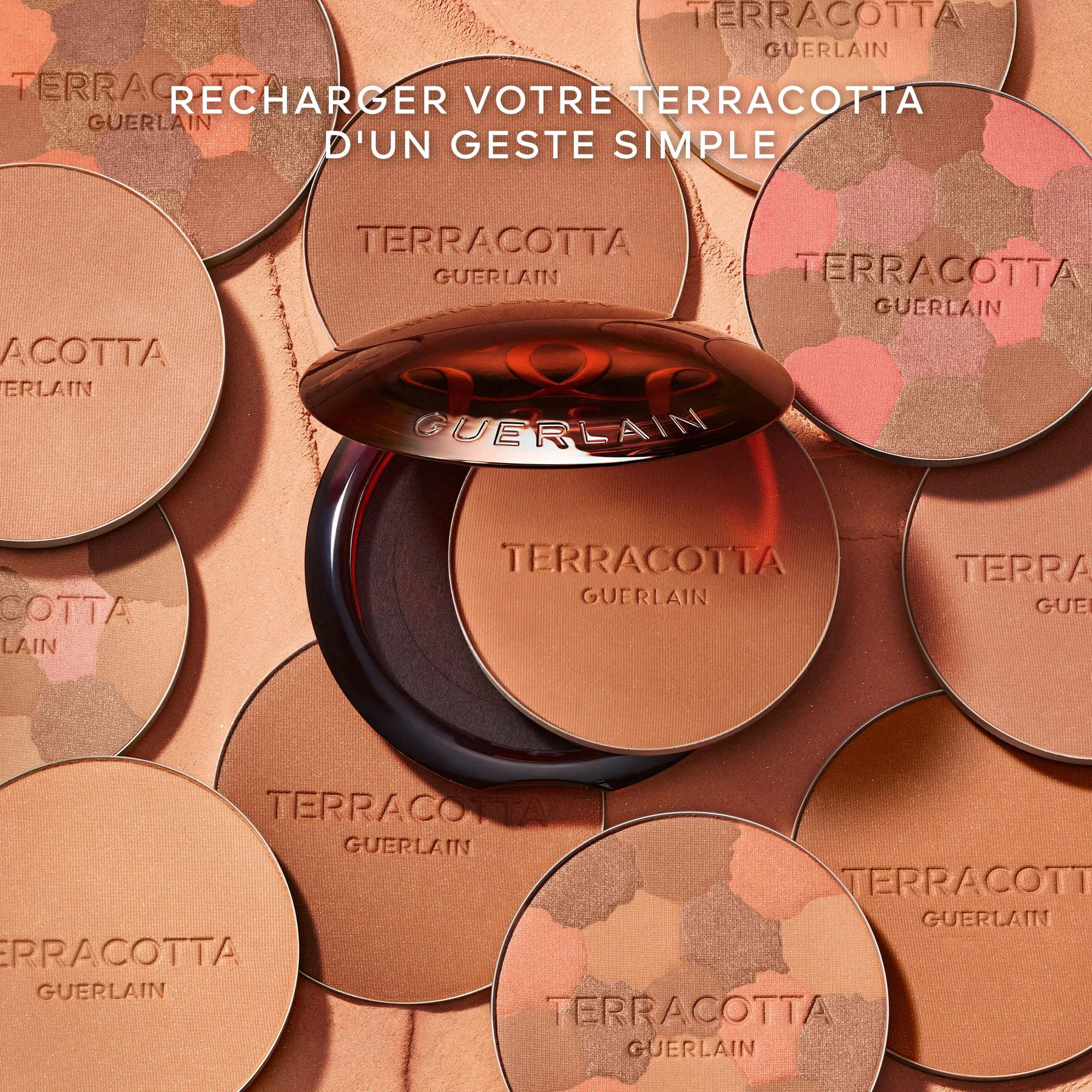 TERRACOTTA La Poudre bronzante 96 d'ingrédients d'origine naturelle - Recharge |- 00 Clair Rosé