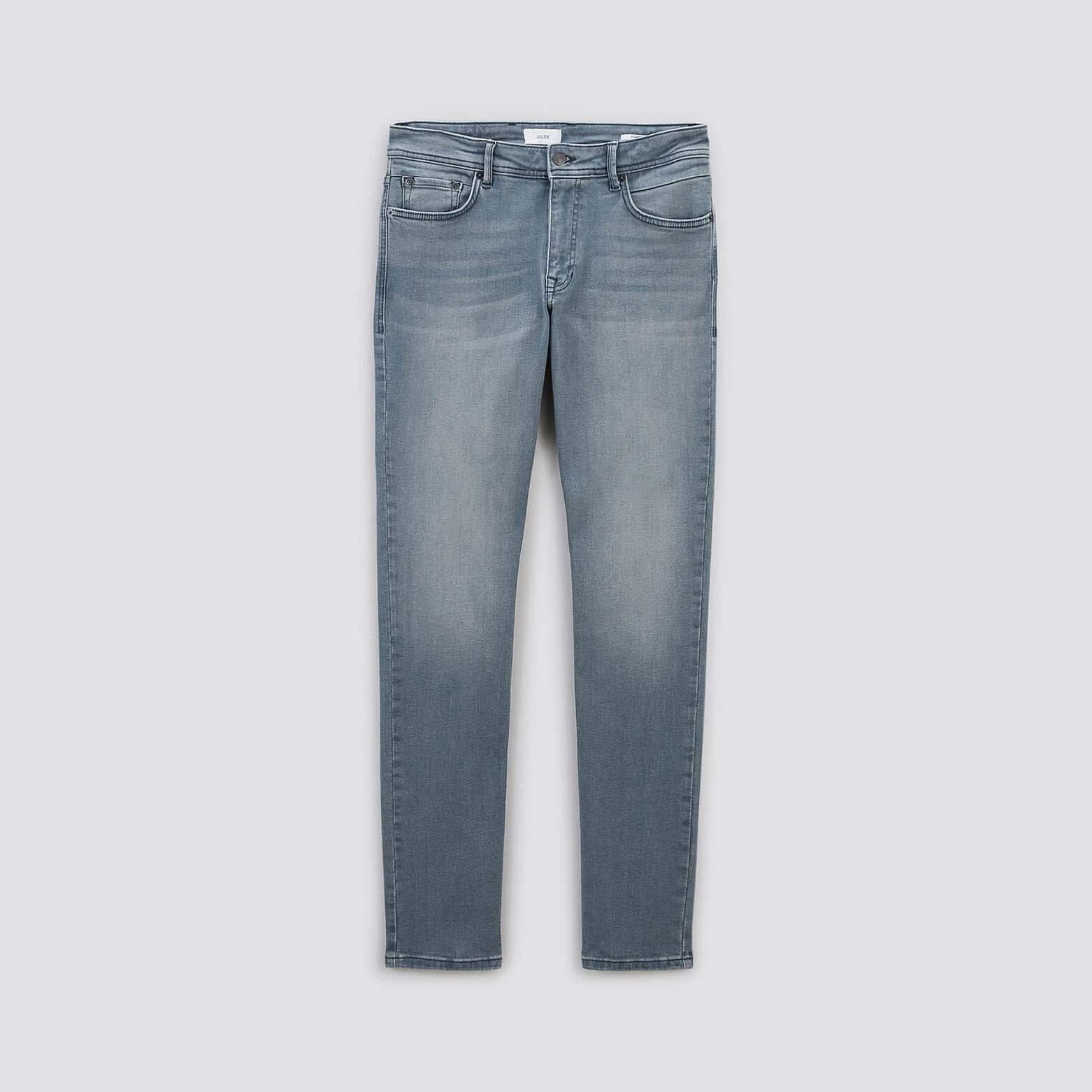 Jean straight 3 longueurs Bleu