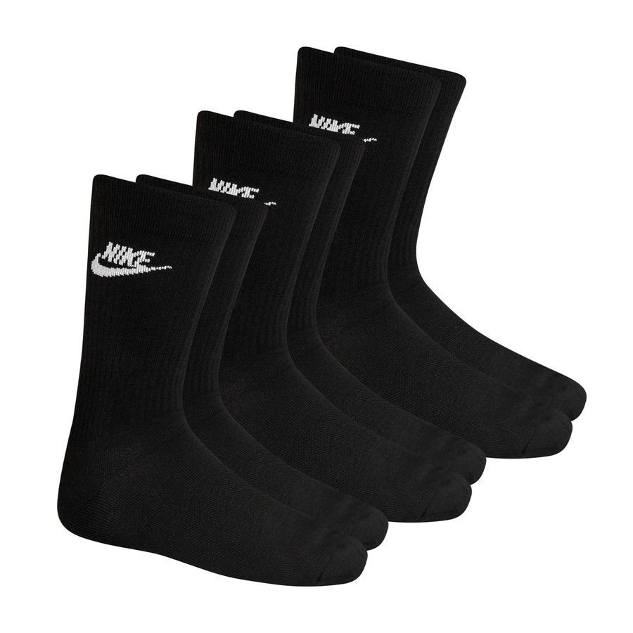 Nike Chaussettes NSW Everyday Essential Crew Pack de 3 - Noir/Blanc