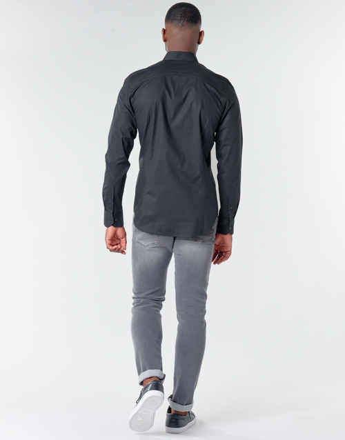 G-Star Raw - DRESSED SUPER SLIM SHIRT LS - Noir