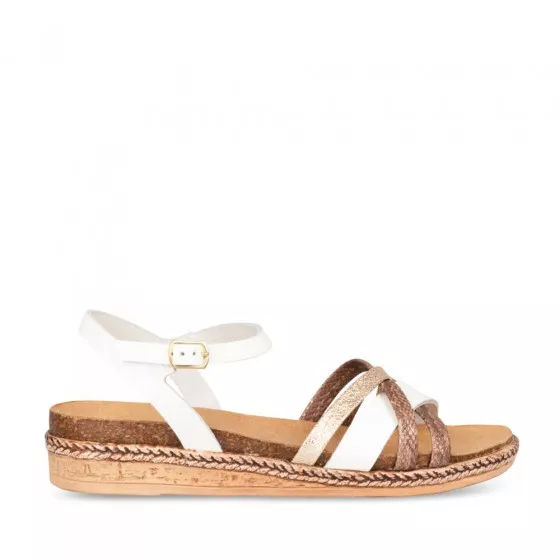Sandales BLANC MEGIS CASUAL