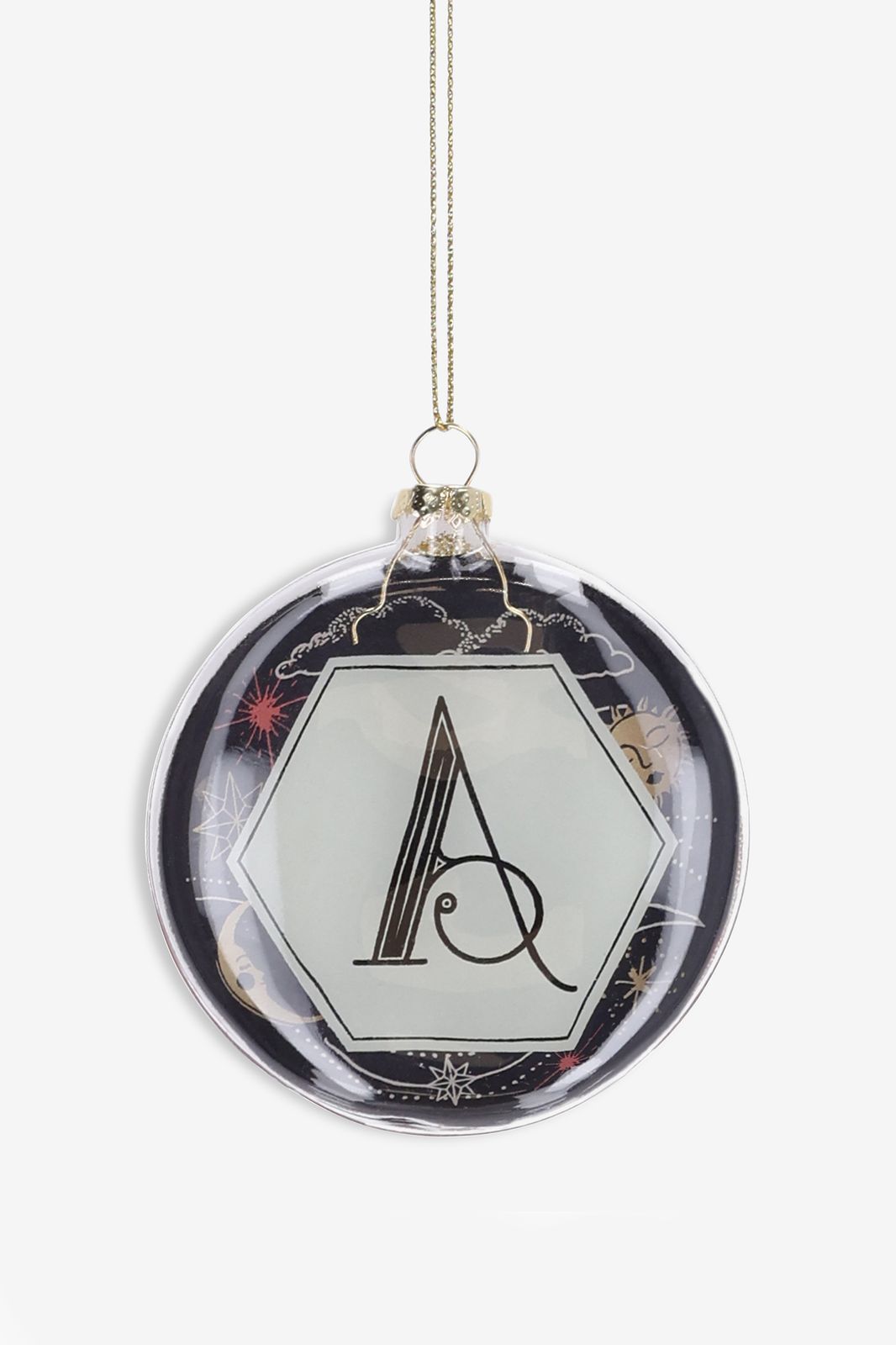 Kerstbal letter A