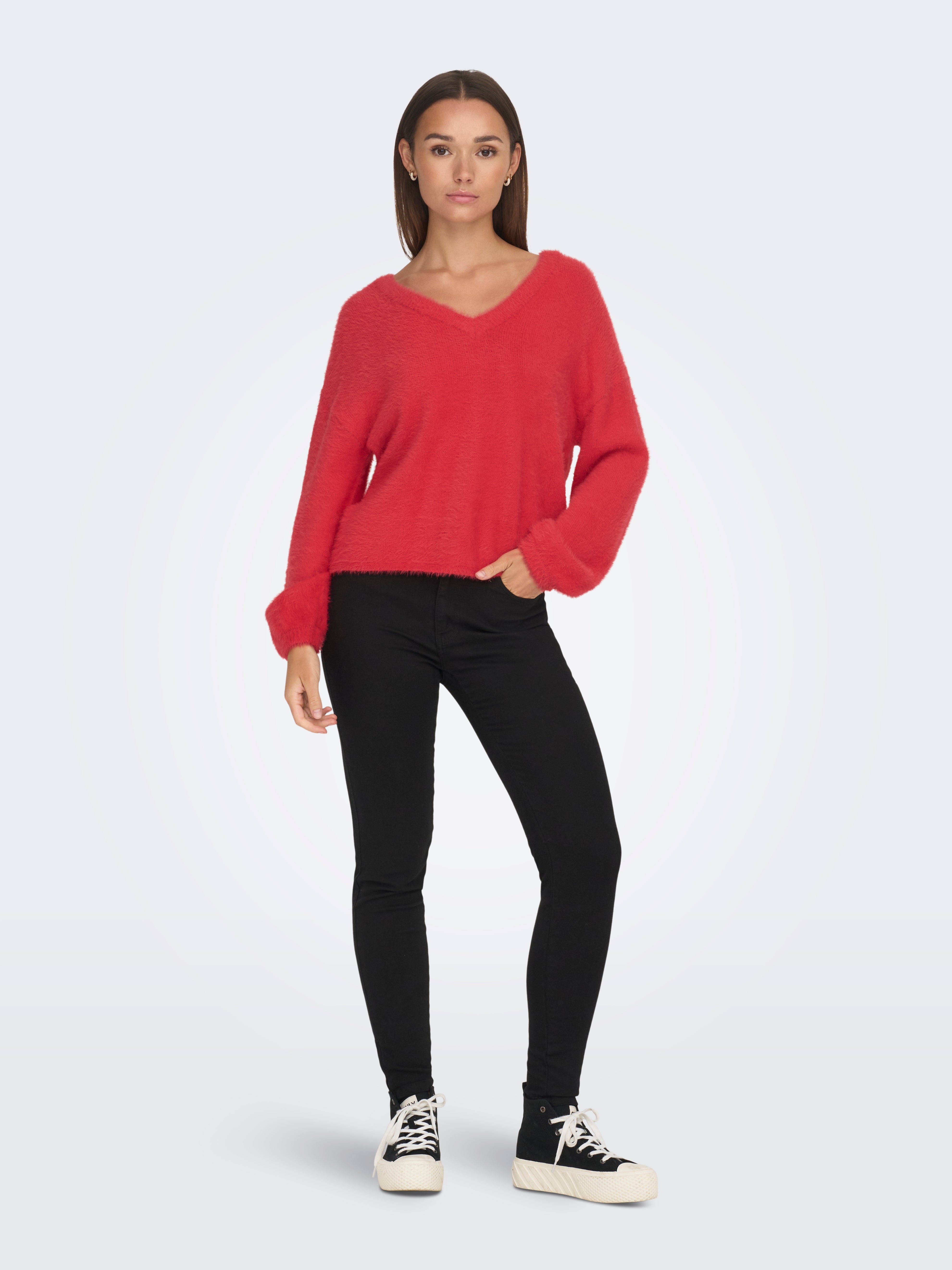 JDYJOLA Strickpullover Bittersweet