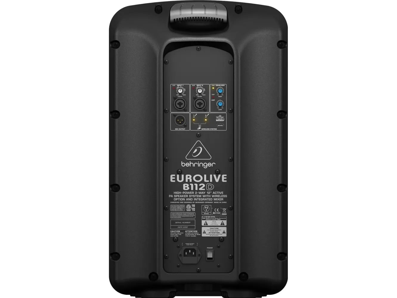 Computerhøjttalere Behringer EuroLive B112D -2-vejs aktiv højttaler