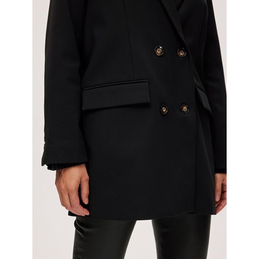 Selected Femme Myla Relaxed Blazer, Sort, 38