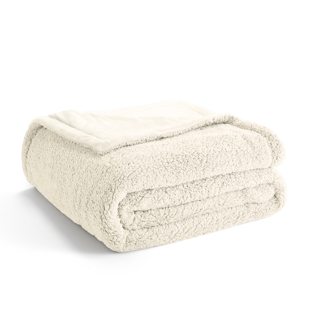 LA REDOUTE INTERIEURS<br>Colcha em lã e sherpa, Maxine