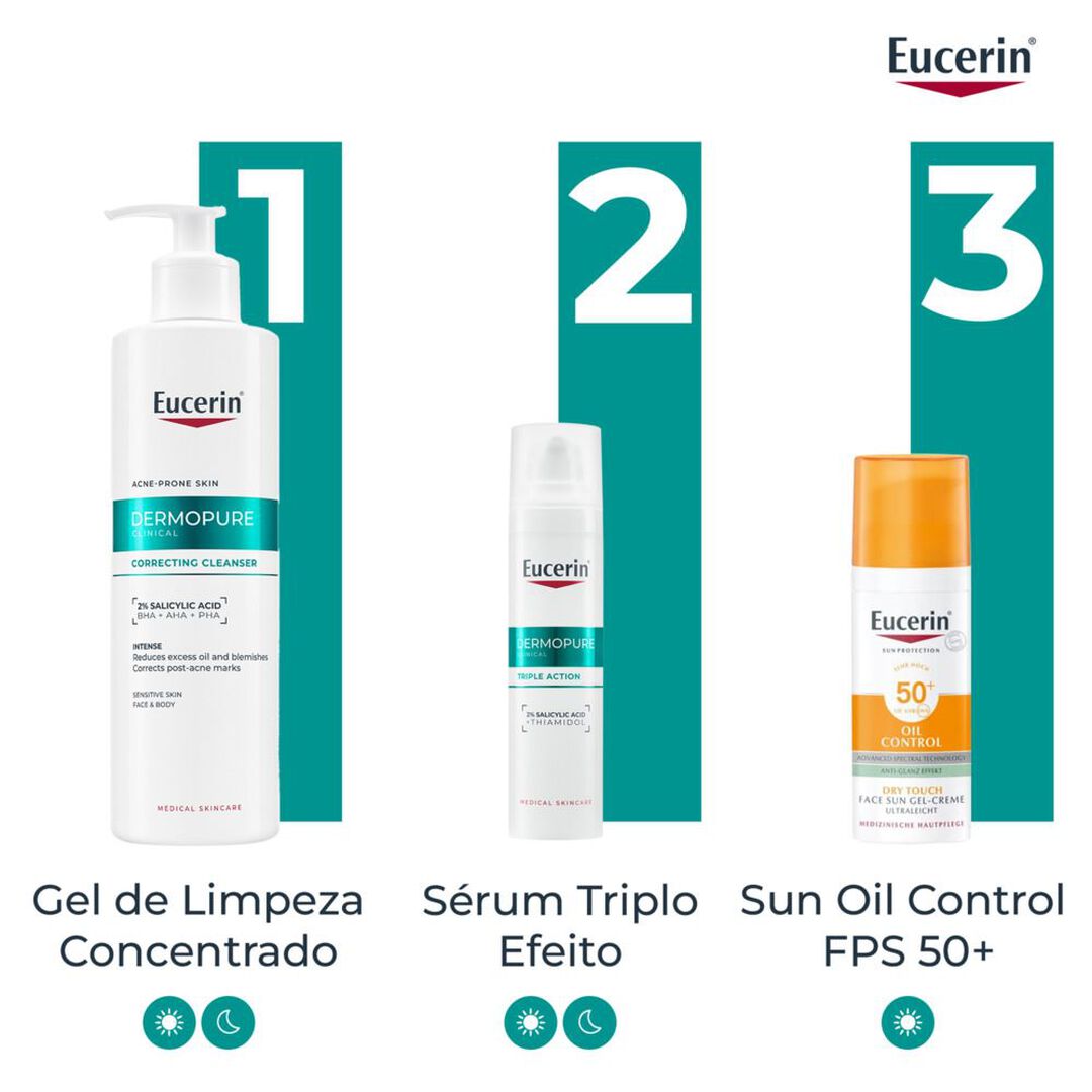 EUCERIN  DermoPure Gel de Limpeza Concentrado - 400ml