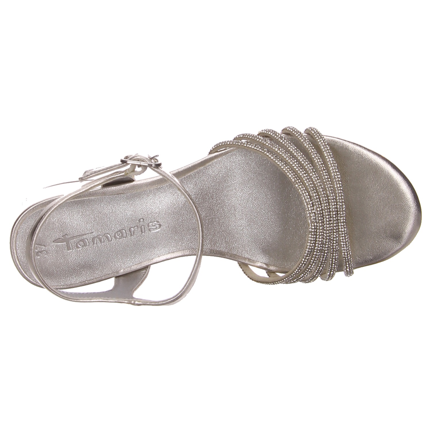 Tamaris Sandaletten silber gold/silber/bronce