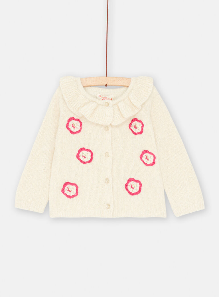 Gilet à manches longues doux et chaud pour bébé fille