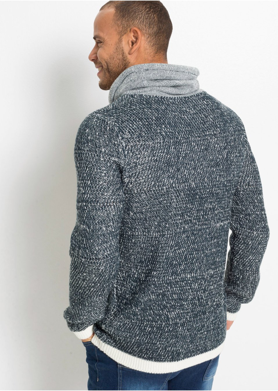 Pull à col châle