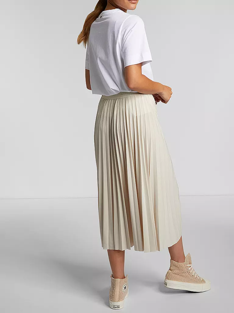 RICH & ROYAL Plisseerock beige