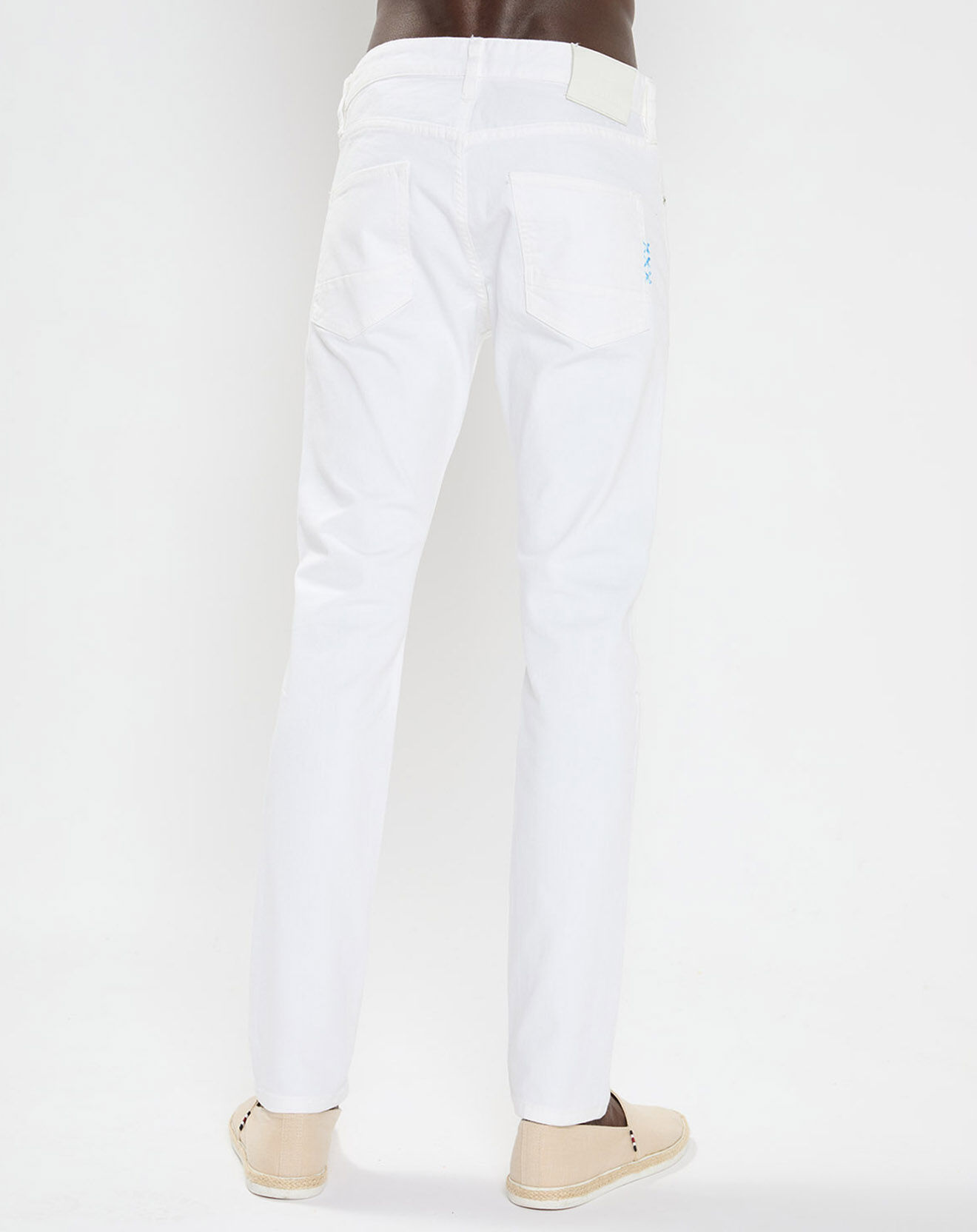 Scotch & Soda Jean Slim Fit Ralton blanc