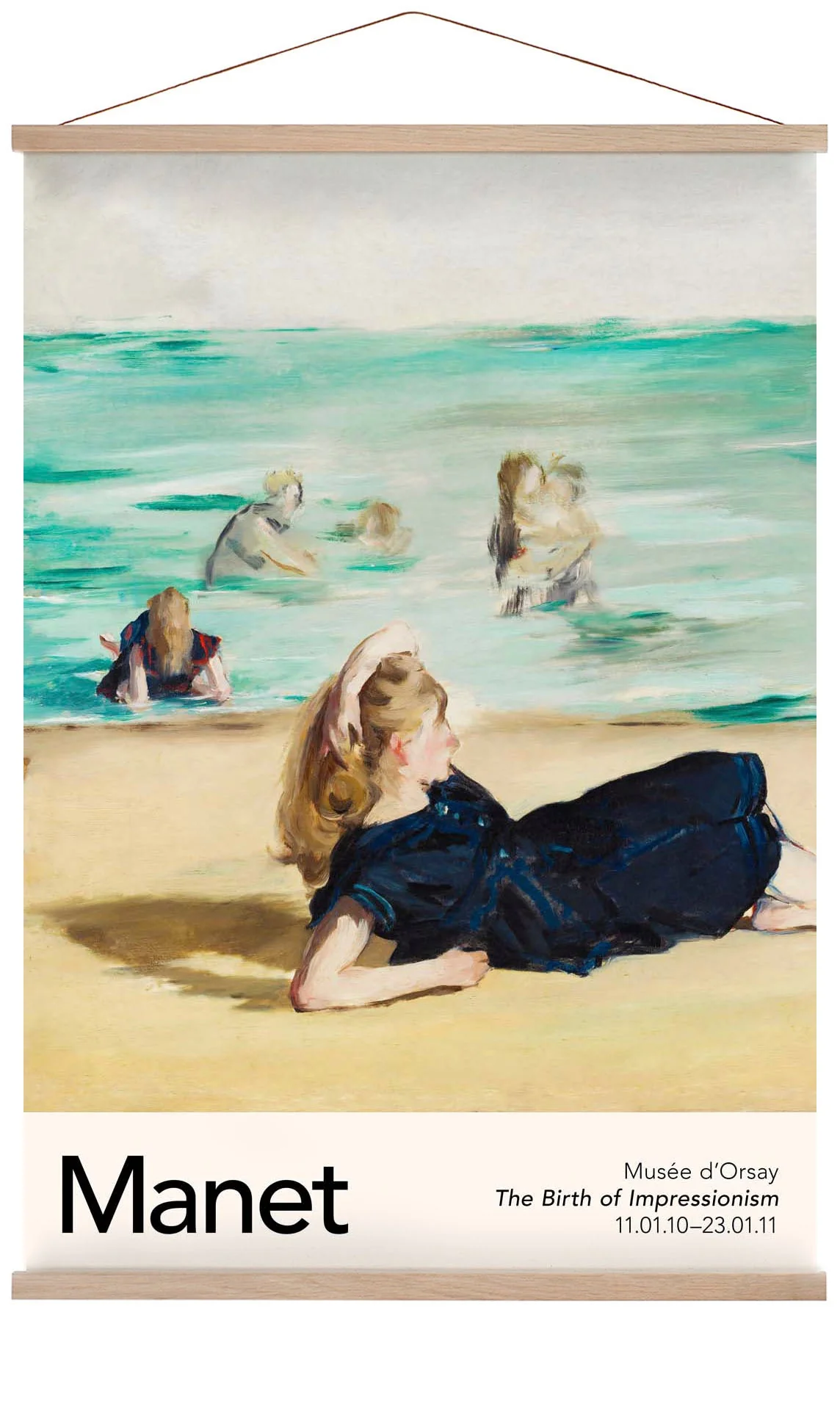 Am Strand von Manet Ausstellung