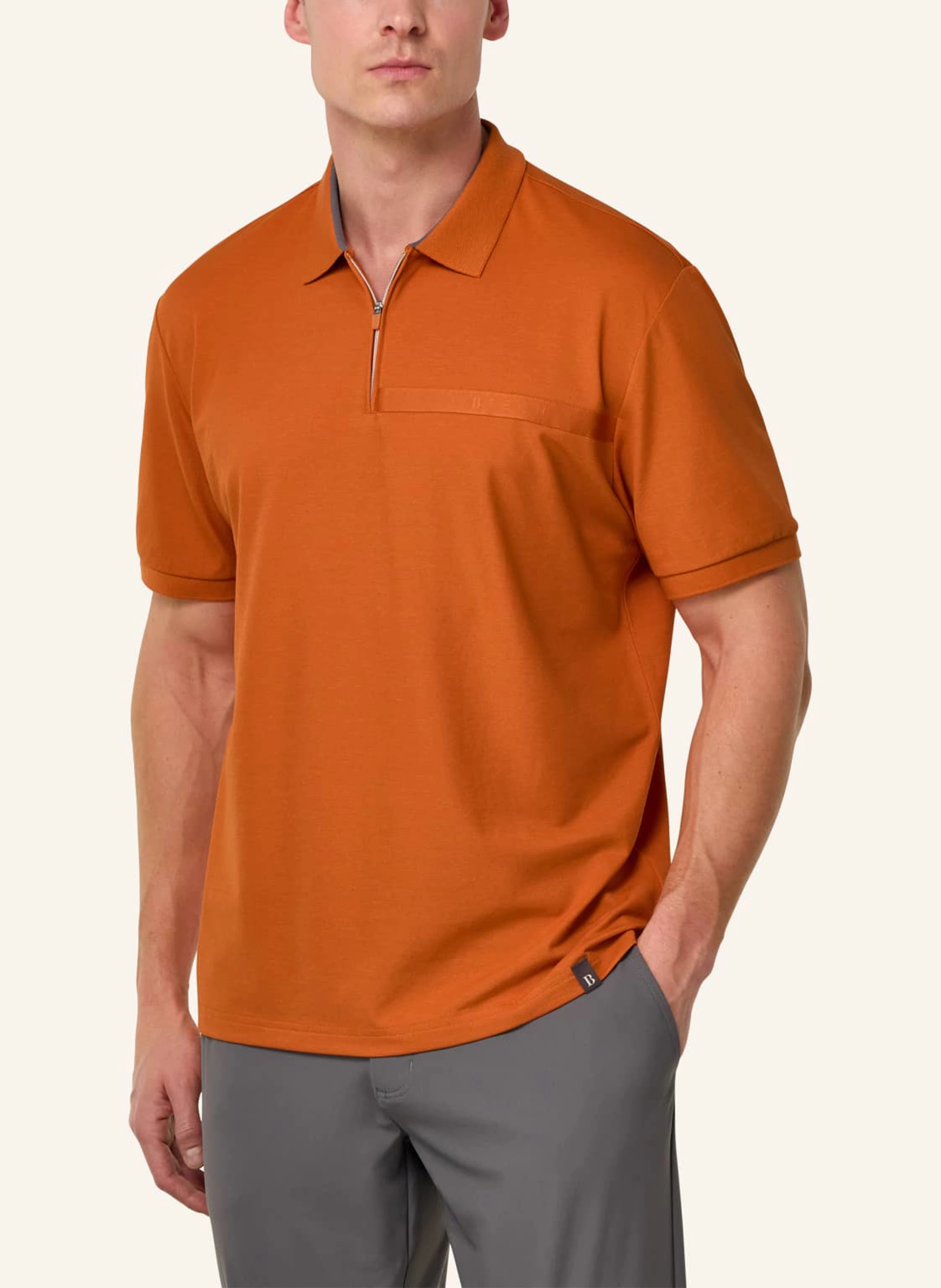 BOGGI MILANO Piqué-Poloshirt