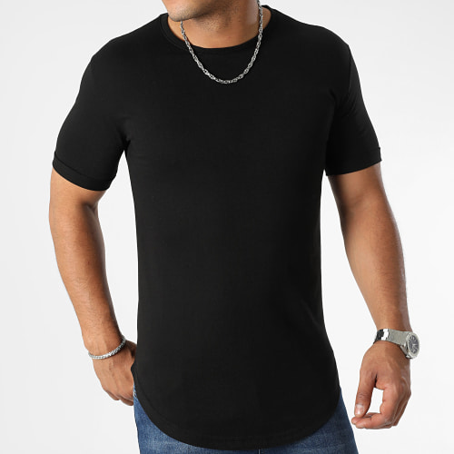 Lot De 2 Tee Shirts Oversize 0393 Noir Et Blanc