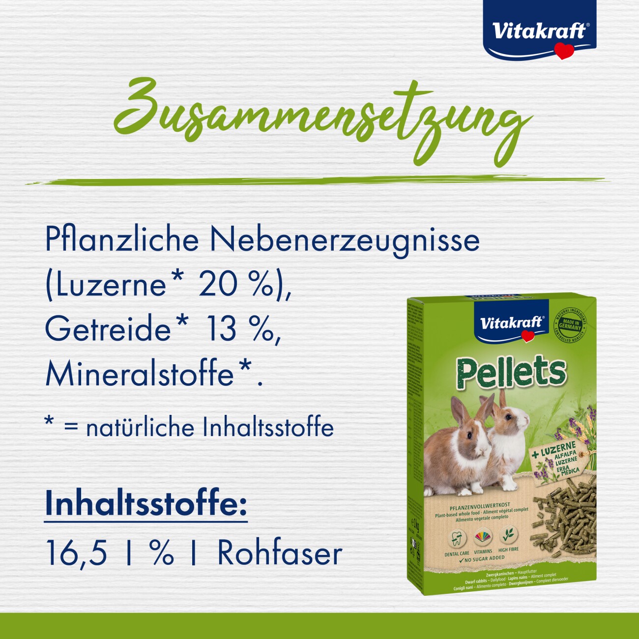 Vitakraft Pellets Zwergkaninchen 1 kg