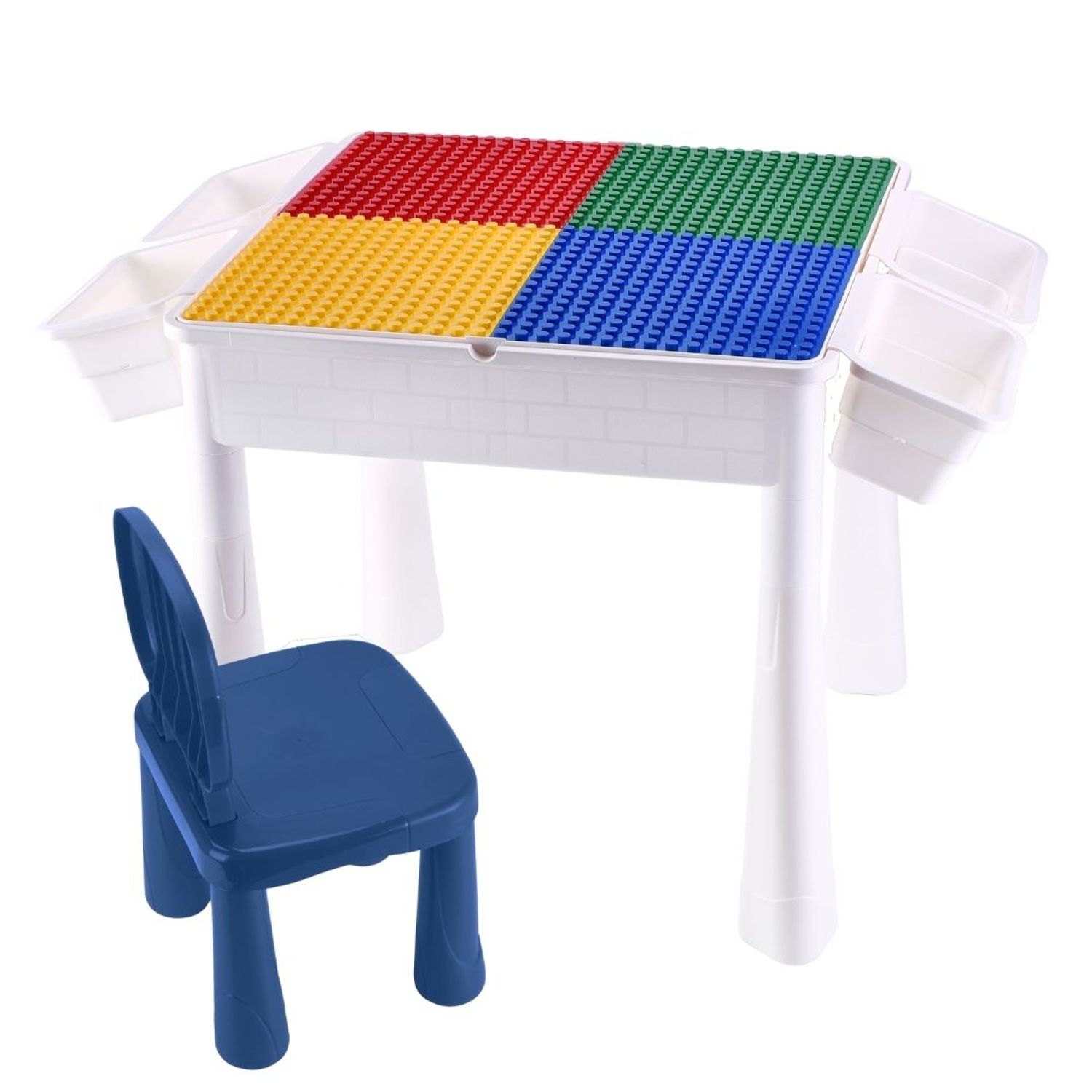 Bau- und Spieltisch Sascha inklusive Stuhl - Kreativer Spielspaß für Kinder -Mal- und Wasserspieltisch