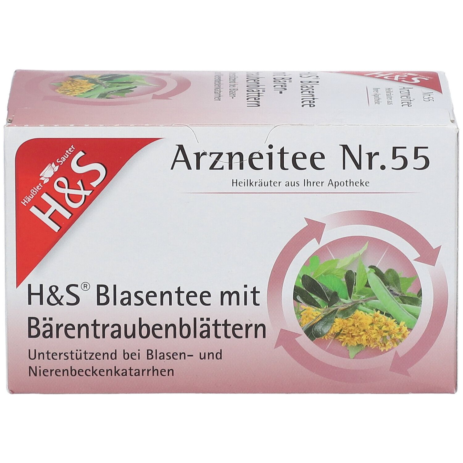 H&S® Blasentee mit Bärentraubenblättern