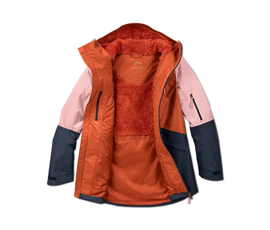 Ski- und Snowboardjacke, Colorblocking-Design