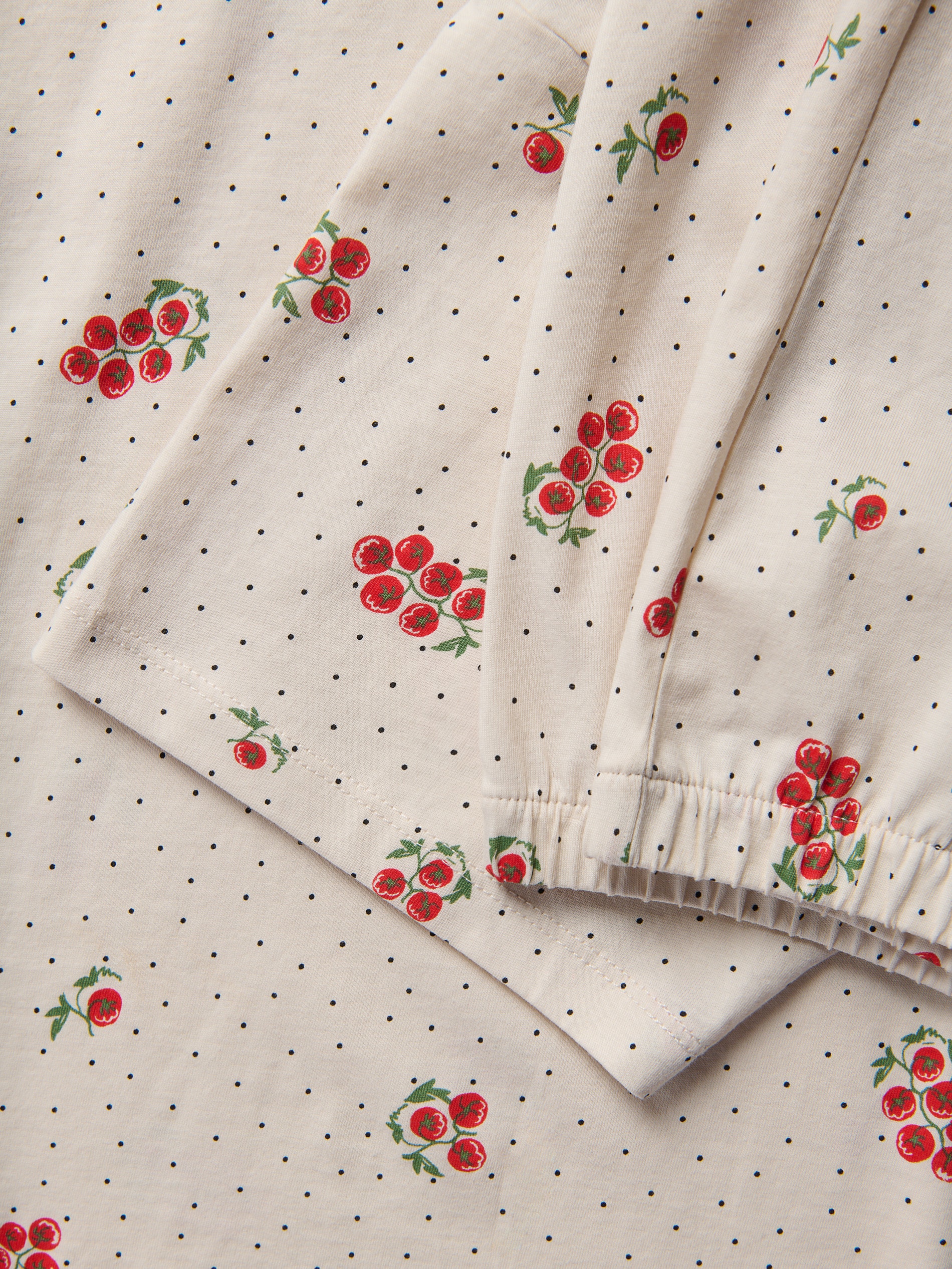 Zweiteiliges Pyjama-Set mit hohem Baumwollanteil