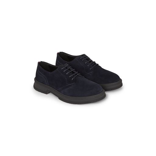Tommy Hilfiger Hilfiger Core Suede Sko, Desert Sky, 42