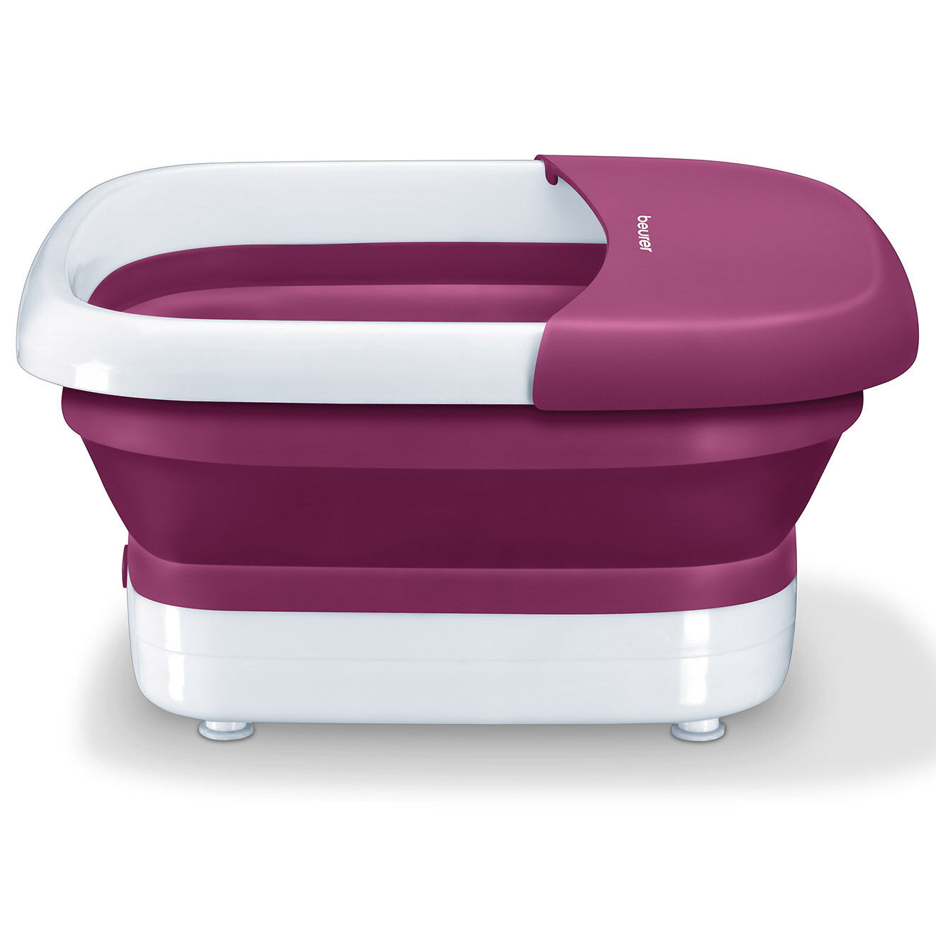 Beurer Balnéothérapie pieds rétractable fuchsia/blanc - 60 W