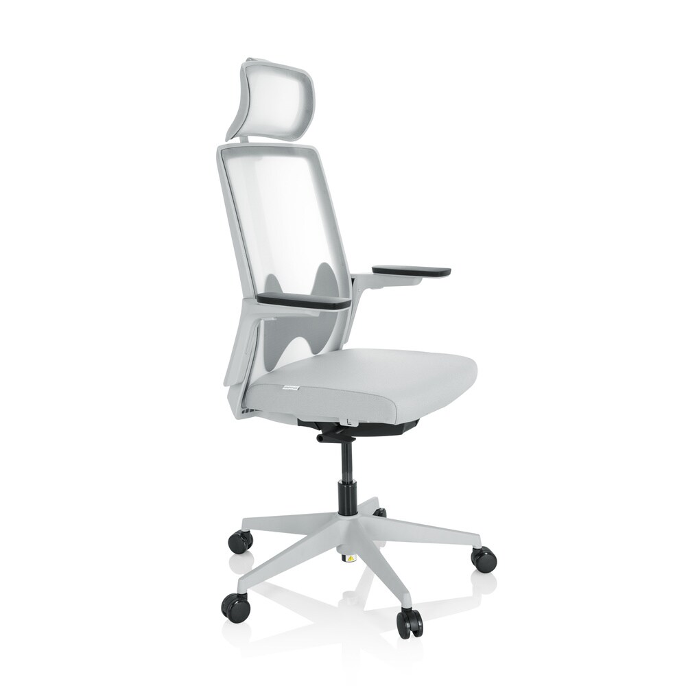 Profi Bürostuhl ARCEO W Stoff/Netzstoff mit Armlehnen (höhenverstellbar) hjh OFFICE