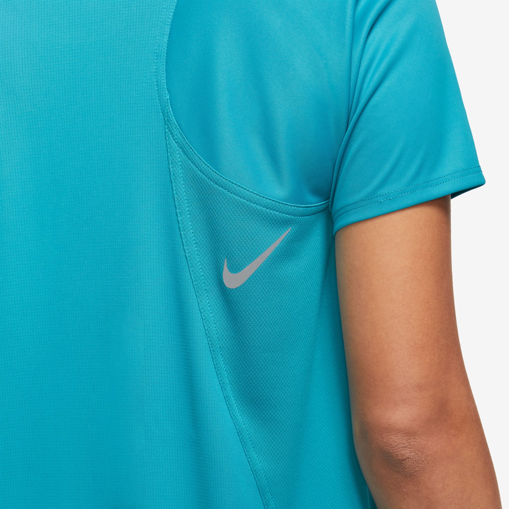 Dri-FIT Race Running Tee Dame 443/Rapid Teal
