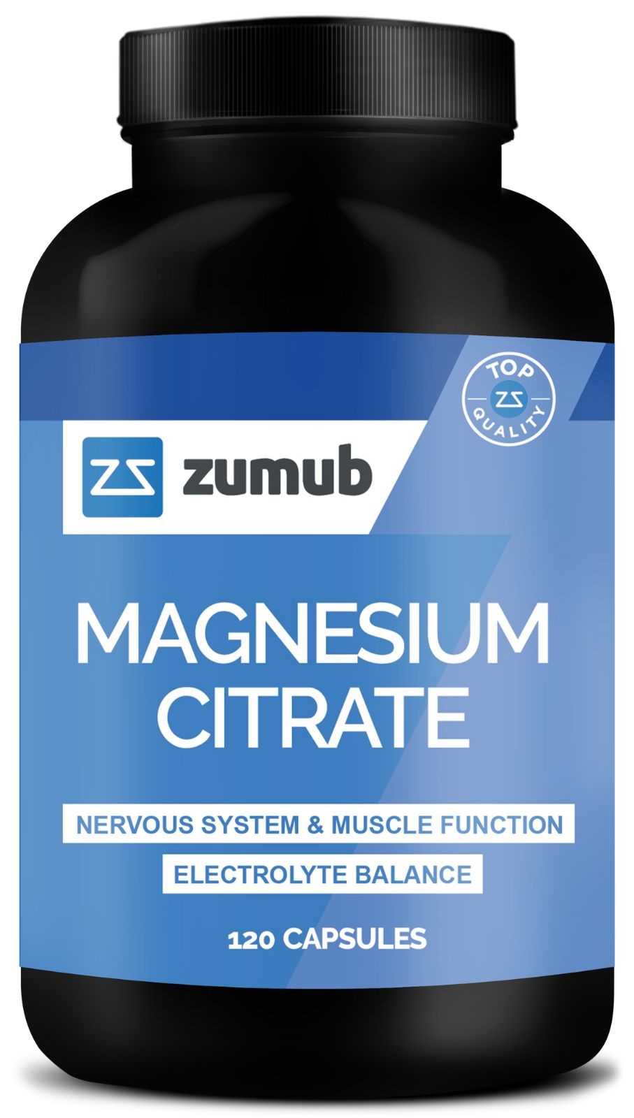 Zumub Citrato de Magnésio 60 Cápsulas