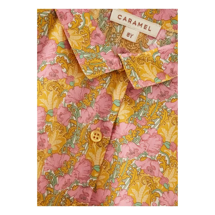 Caramel Blouse Lemon Fleurie | Jaune