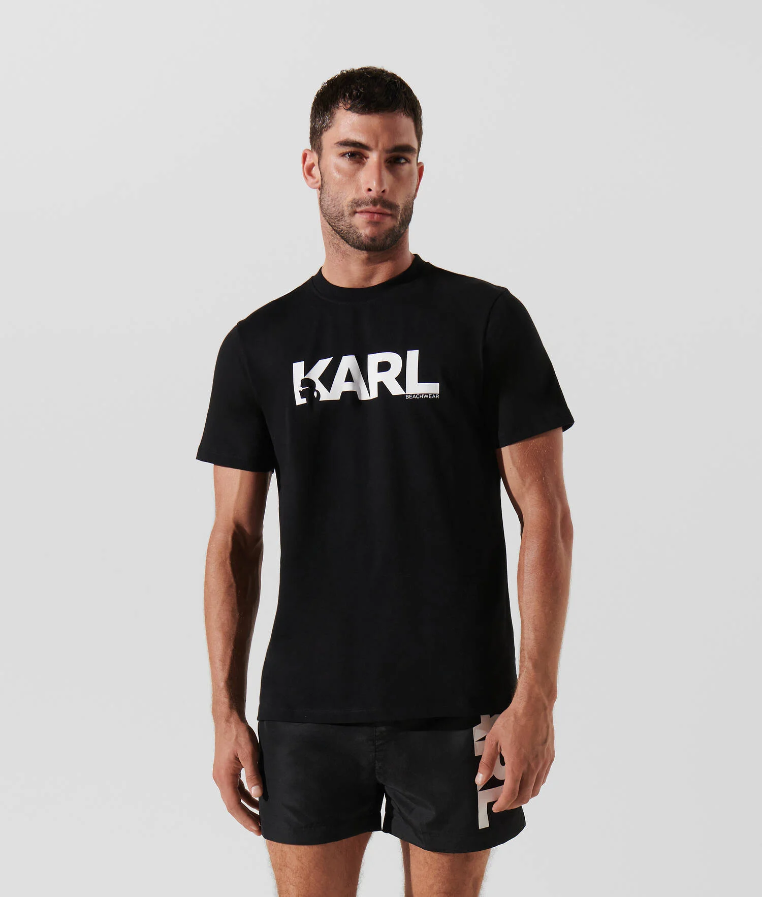 T-SHIRT DE PLAGE À LOGO KARL