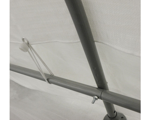 ShelterLogic foliekas inclusief stormankers, plank 180 x 240 cm wit