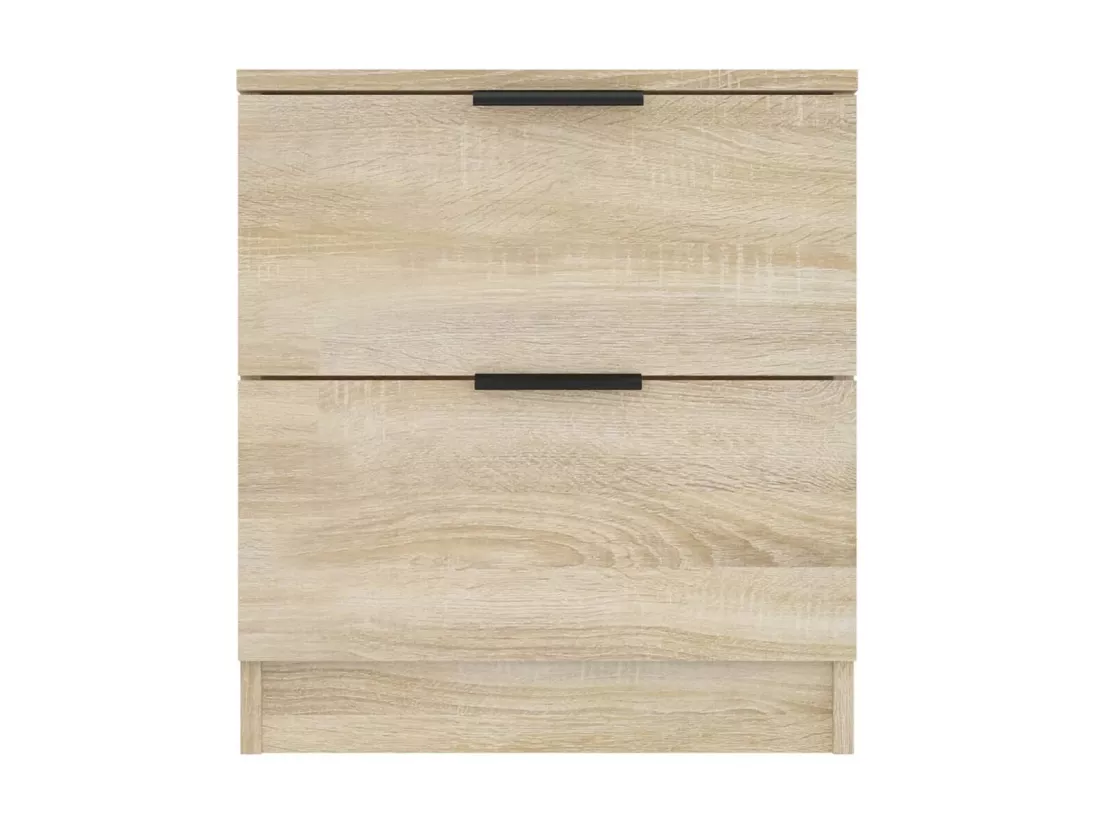 Tables de chevet 2 pcs Chêne Sonoma Bois d'ingénierie