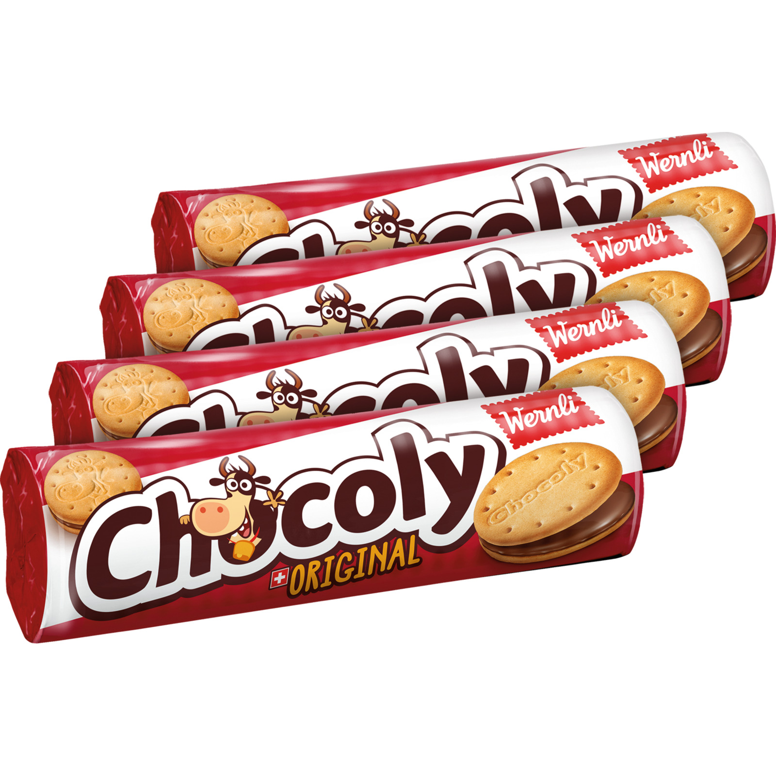 Wernli Chocoly Original 4 x 250g
