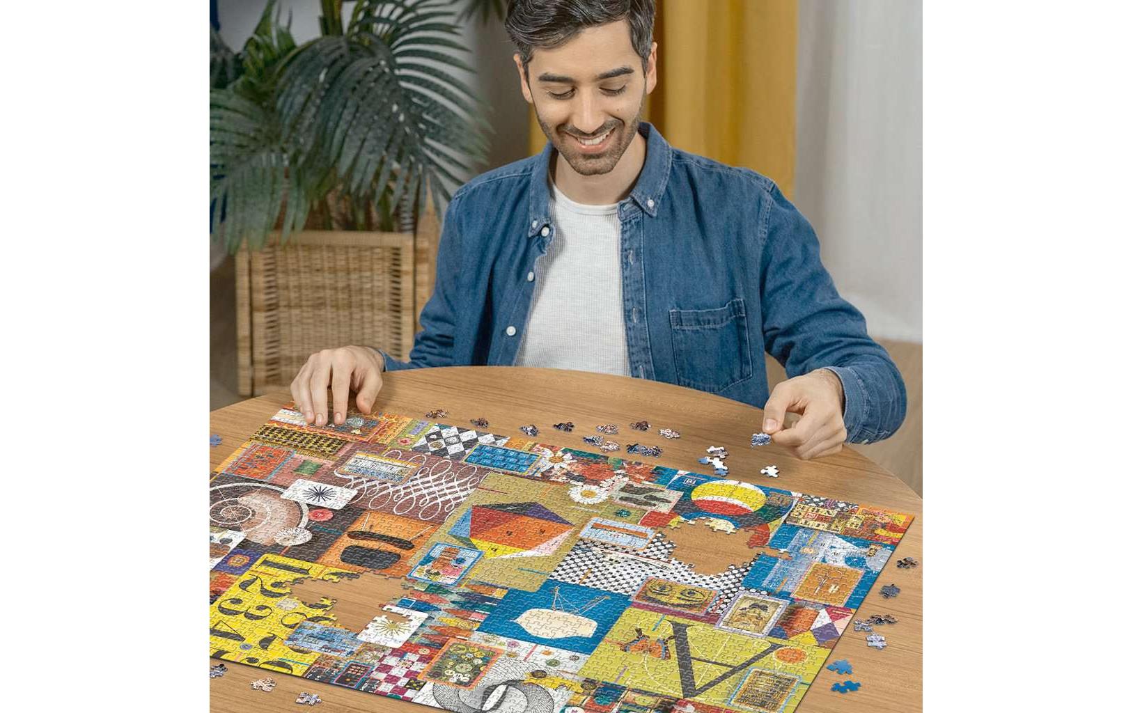 Puzzle Eames House of CardsPremium-Puzzle mit Softclick-Technologie