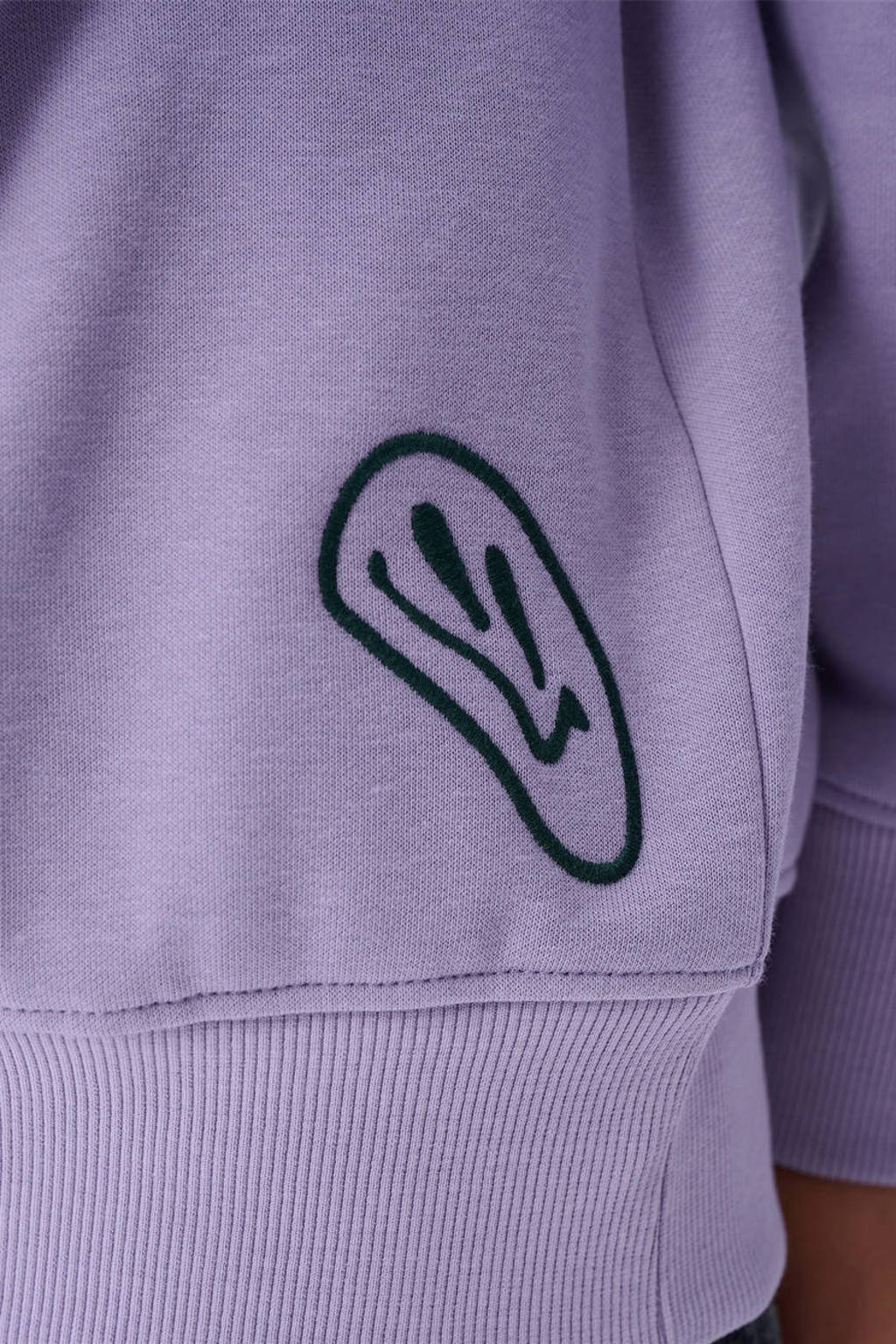 Shoeby sweater met backprint lichtpaars