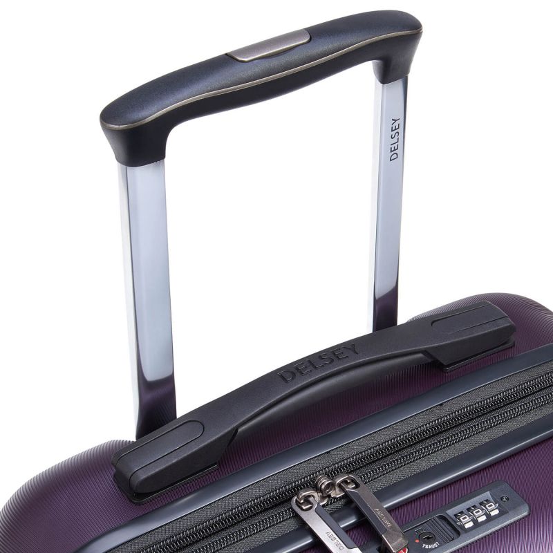 Valise cabine rigide Air Armour Extensible 55 cm Violet foncé