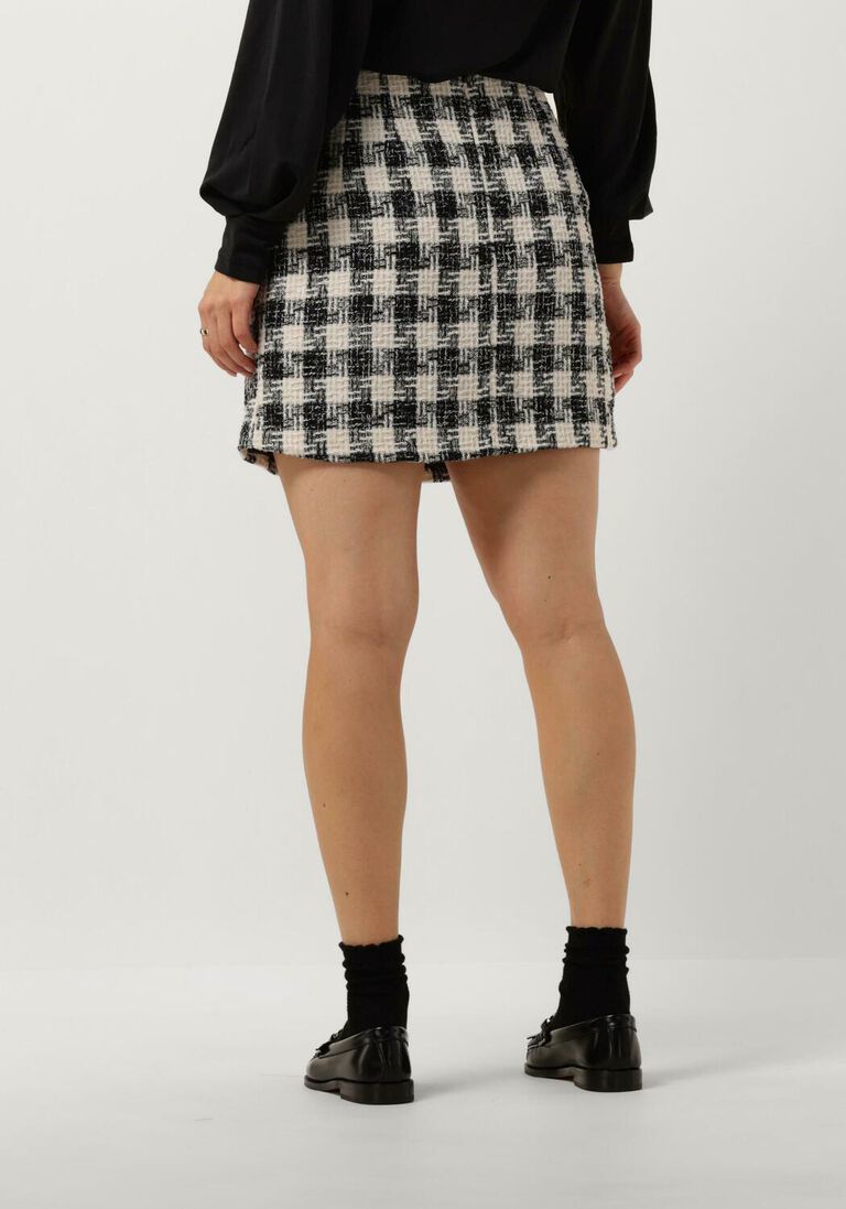 NEO NOIR zwarte neo noir minirok helmine chic boucle skirt